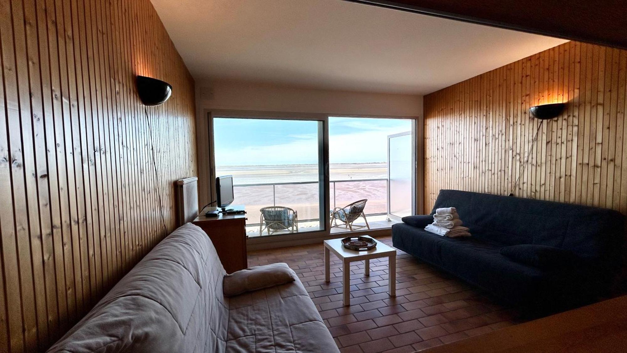 Studio Avec Balcon, Vue Panoramique Sur La Baie Le Crotoy Kültér fotó