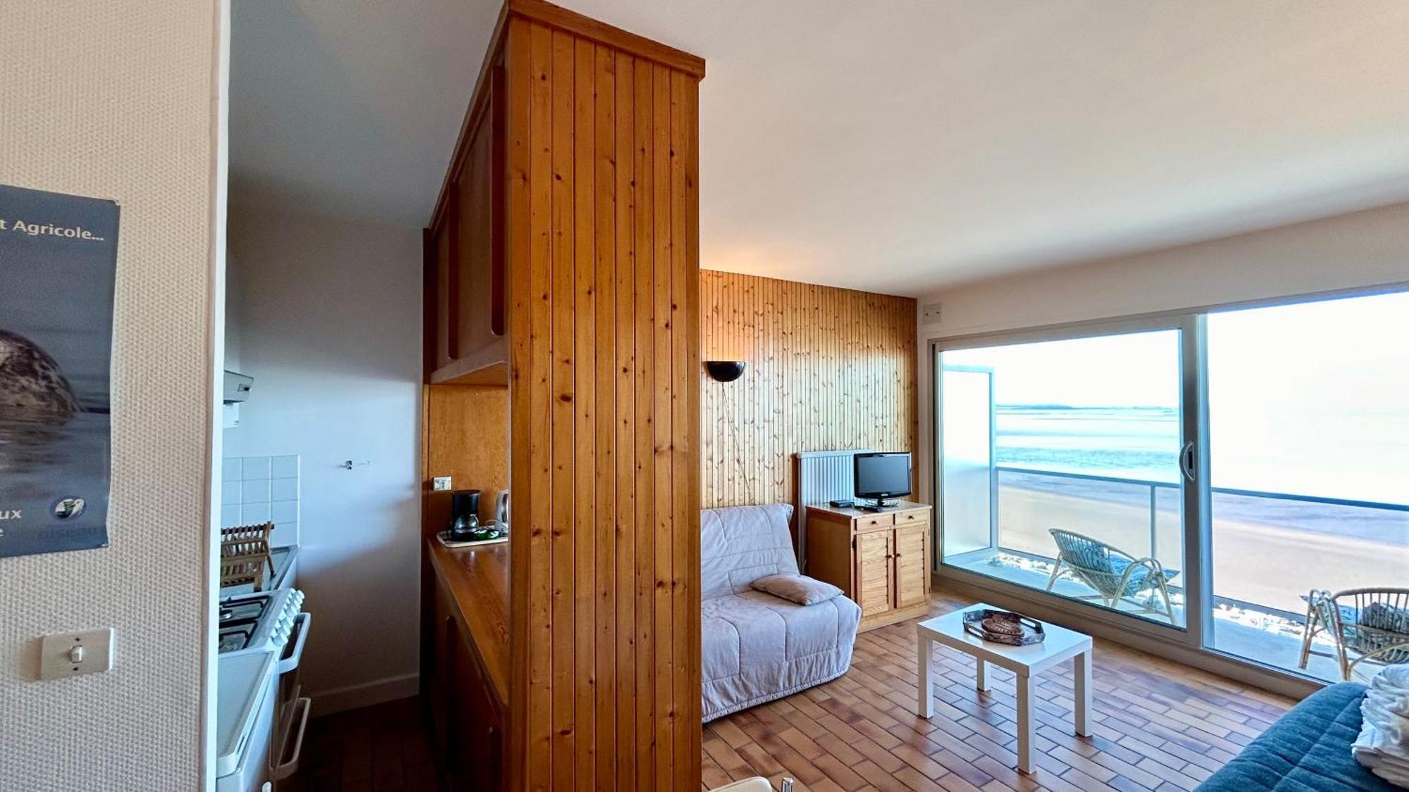 Studio Avec Balcon, Vue Panoramique Sur La Baie Le Crotoy Kültér fotó